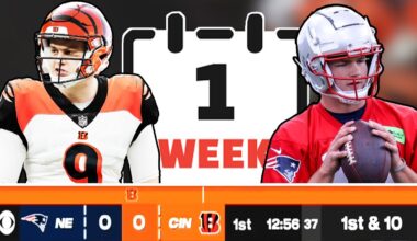 THE CINCINNATI BENGALS VS THE NEW ENGLAND PATRIOTS WEEK 1 SIMULATION (MADDEN 25 ROSTERS)