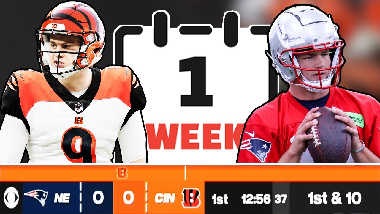 THE CINCINNATI BENGALS VS THE NEW ENGLAND PATRIOTS WEEK 1 SIMULATION (MADDEN 25 ROSTERS)