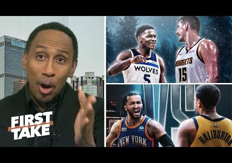 FIRST TAKE | Stephen A. make bold predict to Game 7: T-Wolves at Nuggets? - Pacers at Knicks?