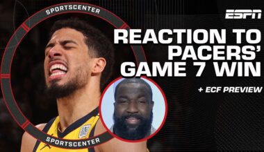 FULL REACTION to Pacers’ Game 7 win vs. Knicks 👀 Perk PRAISES Indiana’s YOUTH 🙌 | SportsCenter