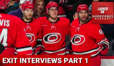 Canes Host Exit Interviews Part 1 | Carolina Hurricanes Podcast #carolinahurricanes #causechaos #nhl