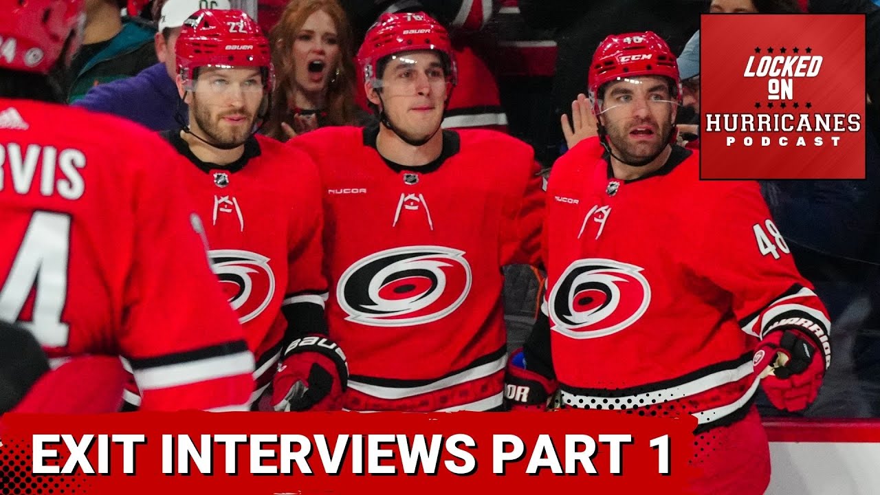 Canes Host Exit Interviews Part 1 | Carolina Hurricanes Podcast #carolinahurricanes #causechaos #nhl