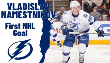 Vladislav Namestnikov #90 (Tampa Bay Lightning) first NHL goal Oct 13, 2014 (Classic NHL)