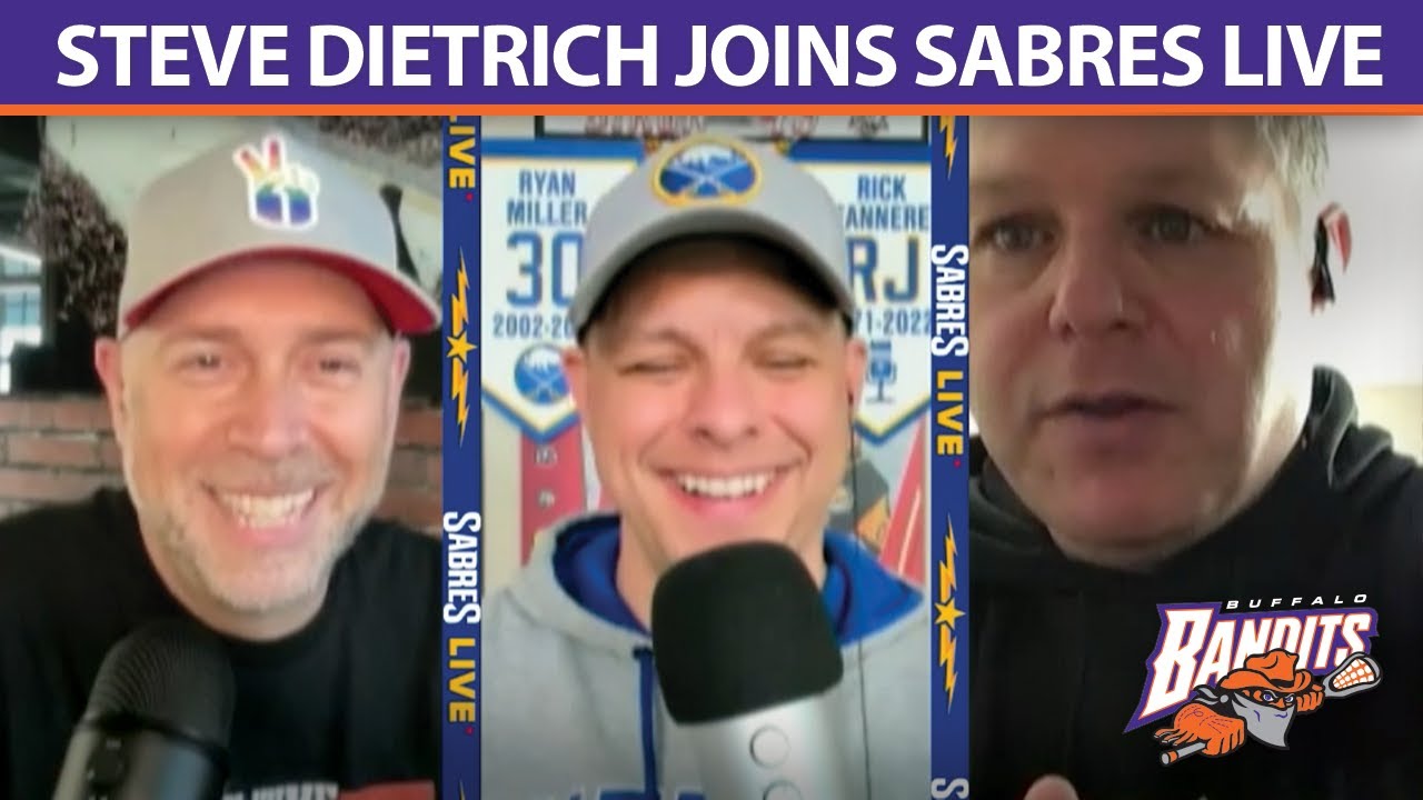 Steve Dietrich Joins Marty Biron and Brian Duff on Sabres Live After the NLL Championship Victory