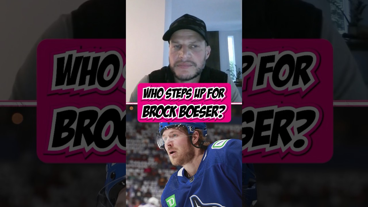 Who is going to step up and fill Brock Boeser’s spot tonight??