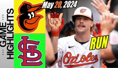 Baltimore Orioles vs St. Louis Cardinals [Highlights] May 20, 2024 | Nice day to start the game!