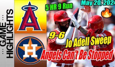 Angels vs Astros [Highlights TODAY] May 20, 2024 🤘 9 Runs Jo Adell Sweep Angels Destroy Astros 🤘