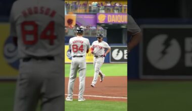 The sound off the bat 😮‍💨 #asmr #redsox #mlb