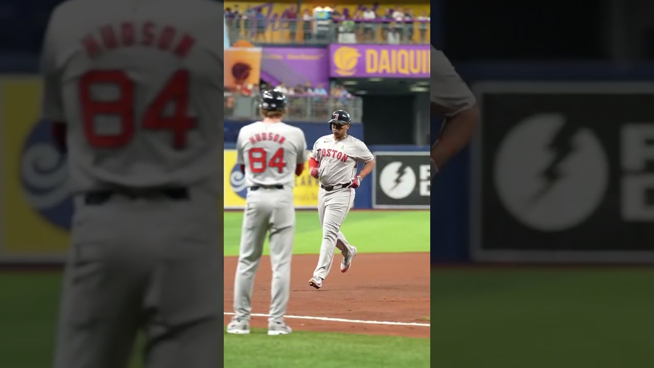 The sound off the bat 😮‍💨 #asmr #redsox #mlb