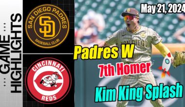 Padres vs Reds (05/21/2024) Game Highlights | Ha-Seong King's 7th Homer of Season