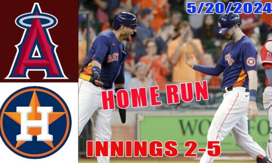 Los Angeles Angels vs Houston Astros GAME HIGHLIGHTS May 20, 2024 | MLB Highlights Today