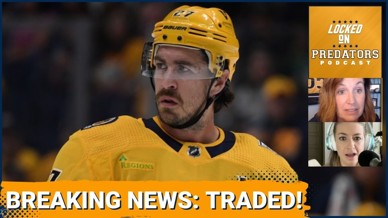 BREAKING NEWS: Nashville Predators Trade Ryan McDonagh to Tampa Bay Lightning