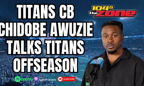 Titans CB Chidobe Awuzie Talks Titans Offseason
