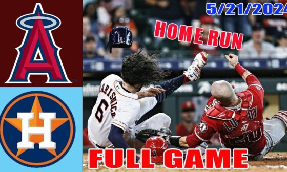 Los Angeles Angels vs Houston Astros FULL GAME Highlights May 21, 2024 | MLB Highlights Today