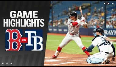Red Sox vs. Rays Game Highlights (5/21/24) | MLB Highlights