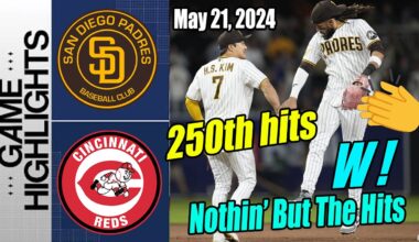 San Diego Padres vs Cincinnati Reds [Tatis Jr. makes it back-to-back ! 500 career hits! Congrats !]