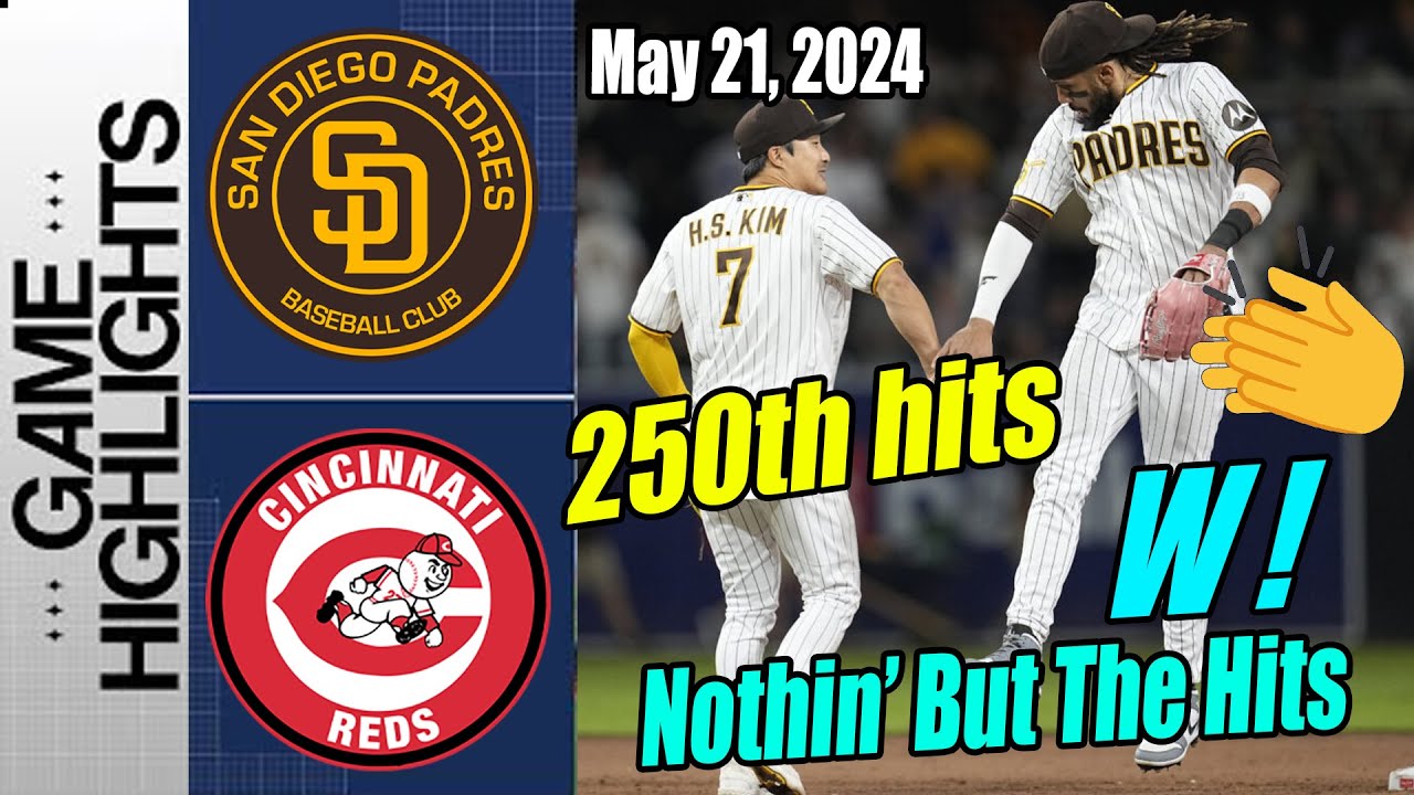 San Diego Padres vs Cincinnati Reds [Tatis Jr. makes it back-to-back ! 500 career hits! Congrats !]