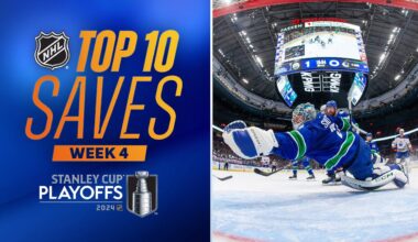 NHL Top 10 Saves from Week 4 | 2024 Stanley Cup Playoffs