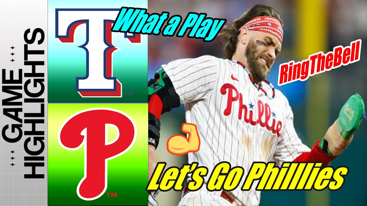 Rangers vs Phillies [Highlights] May 22, 2024 Home Run opens scores the lead. Let's go Phillies