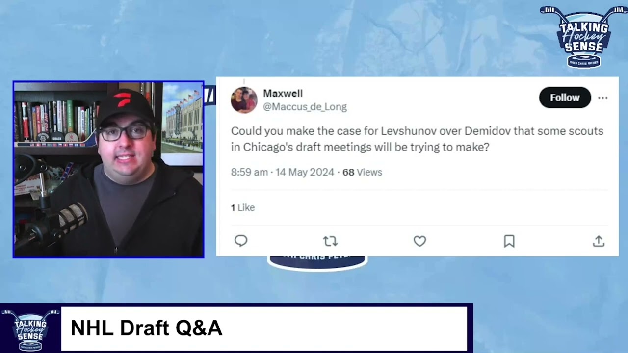 Artyom Levshunov Or Ivan Demidov For The Chicago Blackhawks At The NHL Draft?