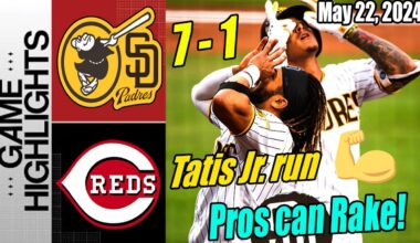 SD Padres vs Reds Highlights (May 22, 2024) | The hits just keep on comin' 💪 Padres rise up !