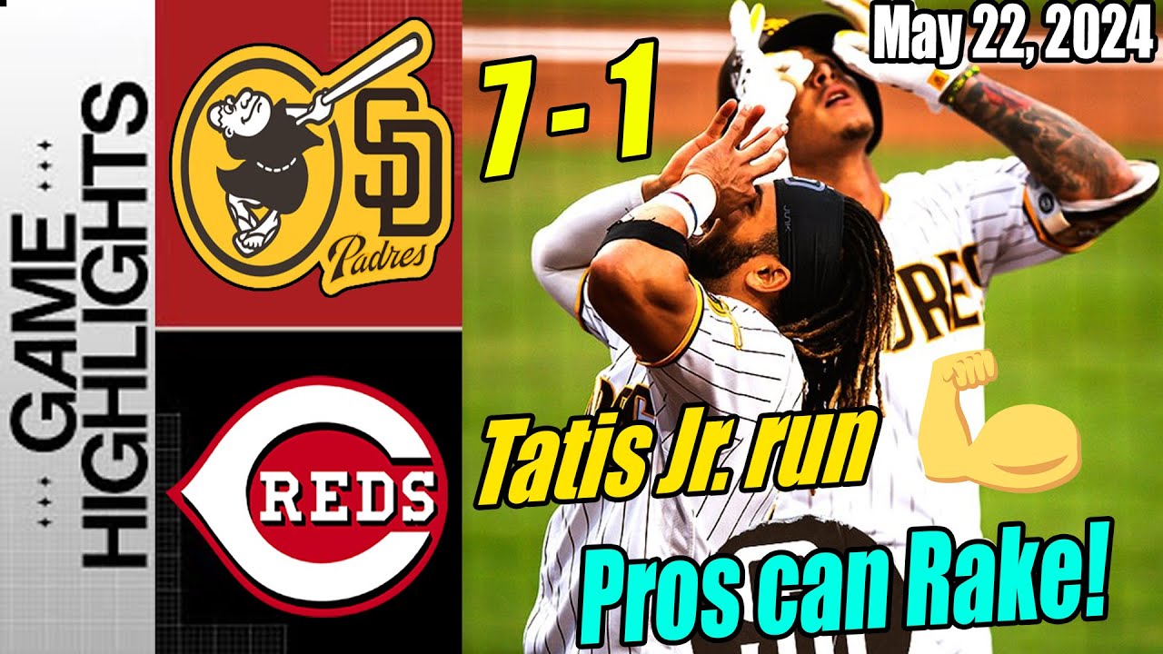 SD Padres vs Reds Highlights (May 22, 2024) | The hits just keep on comin' 💪 Padres rise up !