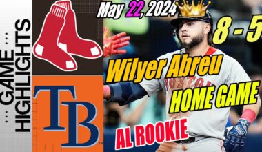 Boston Red Sox vs Rays (05/22/24) Highlights | Sox WIN 8-5 | Swept our way through St. Pete! 💥
