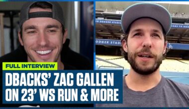 Arizona Diamondbacks’ Zac Gallen on 2023 World Series run, All-Star Game stories and more