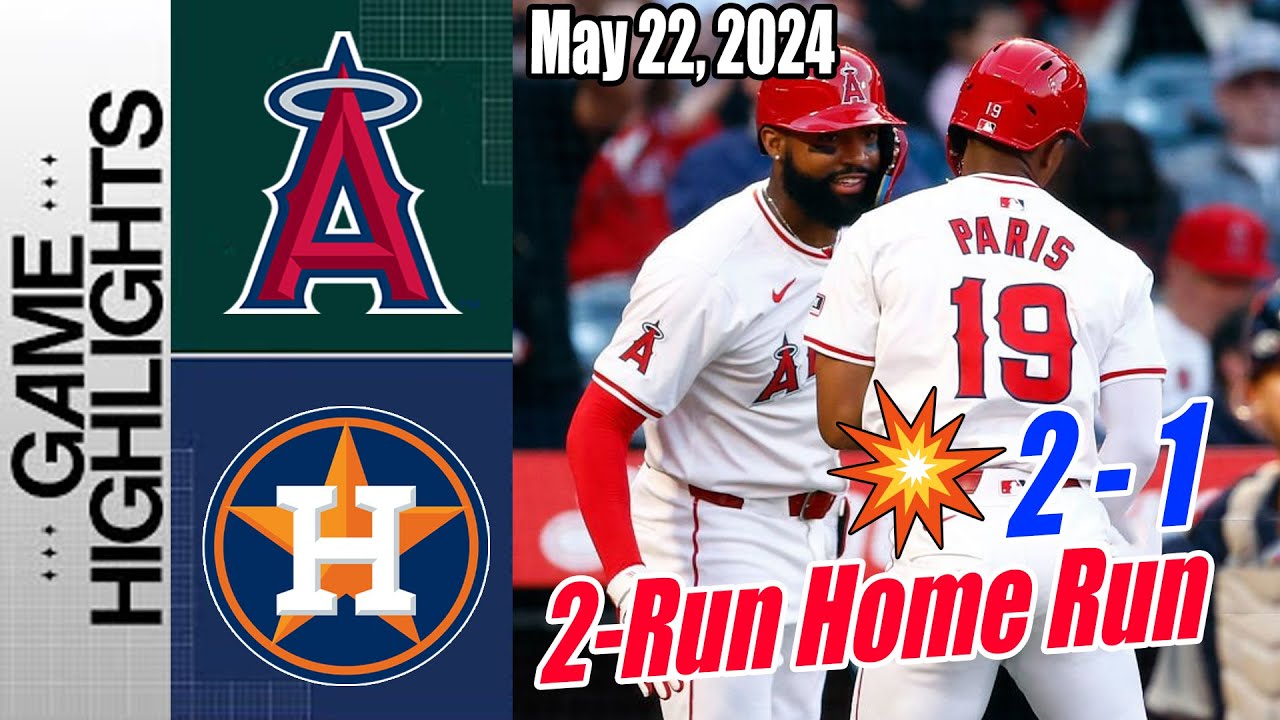 Angels vs Astros [Highlights] May 22, 2024 | Kyren Paris - The first Major League home run !