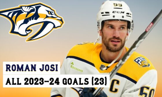 Roman Josi (#59) All 23 Goals of the 2023-24 NHL Season