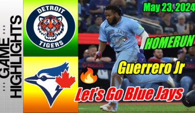 Detroit Tigers vs Toronto Blue Jays [Highlights] May 23, 2024 Blue Jays open scores by Home Run