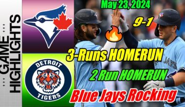 Blue Jays vs Tigers Game Highlights 05/23/24 (Innings 789) | Blue Jays destroys 👊🏻 Here Come Vladdy!