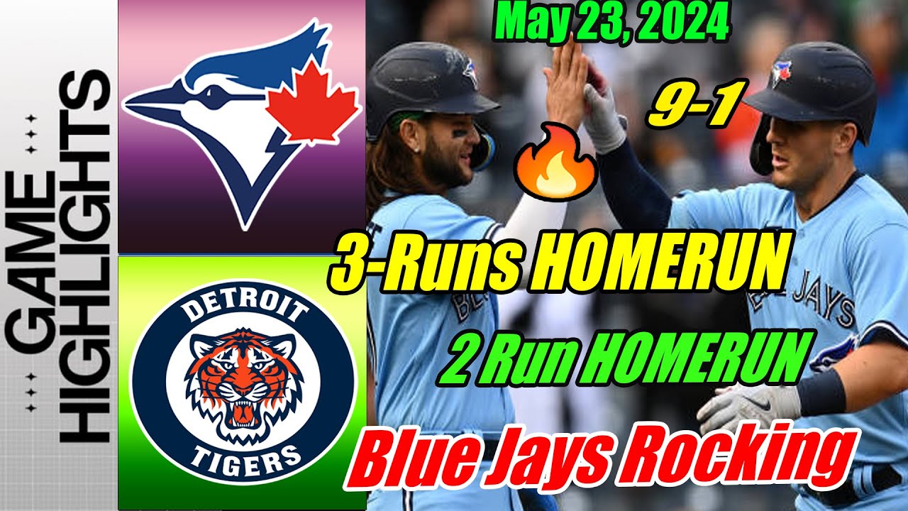 Blue Jays vs Tigers Game Highlights 05/23/24 (Innings 789) | Blue Jays destroys 👊🏻 Here Come Vladdy!
