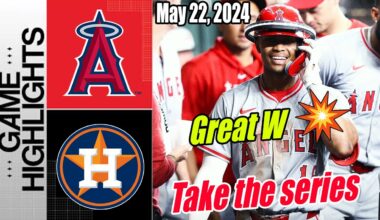 Los Angeles Angels vs Houston Astros [Kyren Paris' first career homer | Angels take the series]