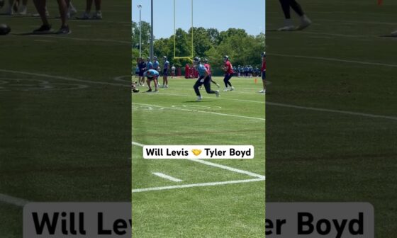 New Titans WR Tyler Boyd with a snag from Will Levis