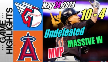 Guardians vs Angels FULL GAME (05/24/24) Highlights| Guardians get their 7th straight win! 👑