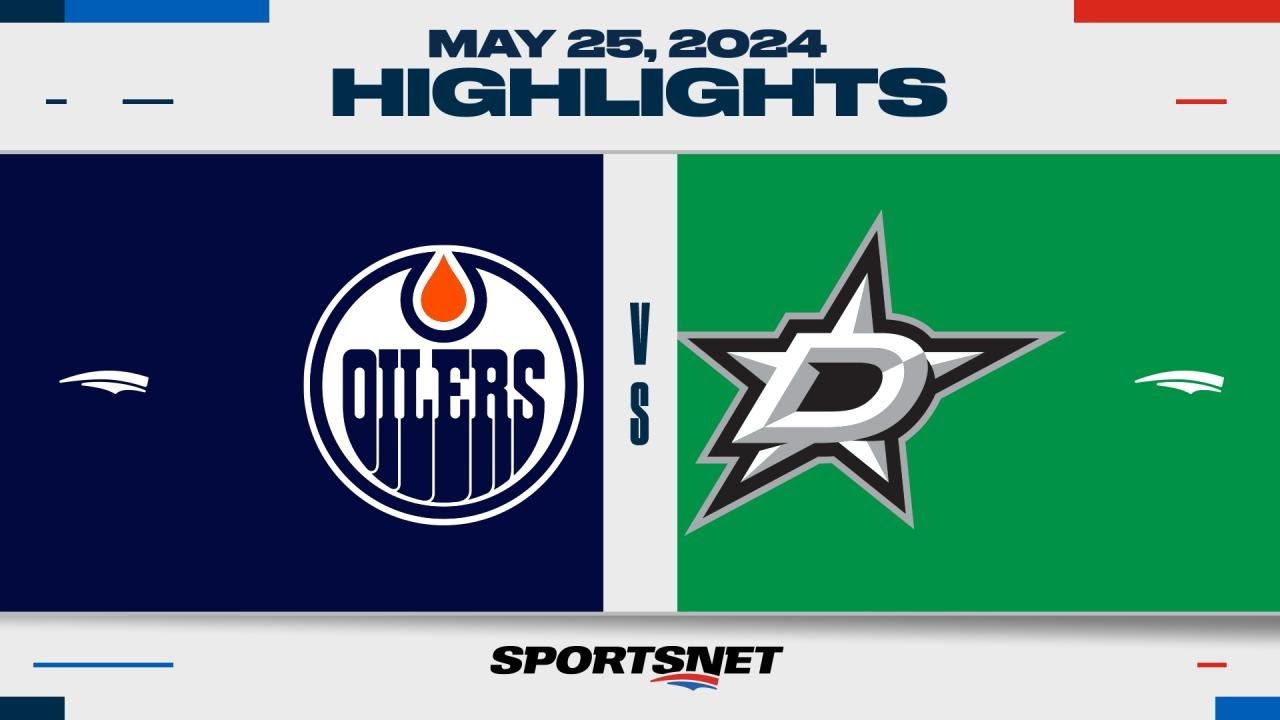 NHL Game 2 Highlights | Oilers vs. Stars - May 25, 2024