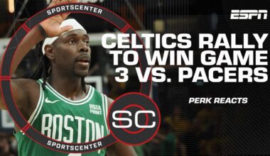 Celtics-Pacers Game 3 Reaction: Jrue Holiday is NOT AFRAID OF THE MOMENT – Perk | SportsCenter