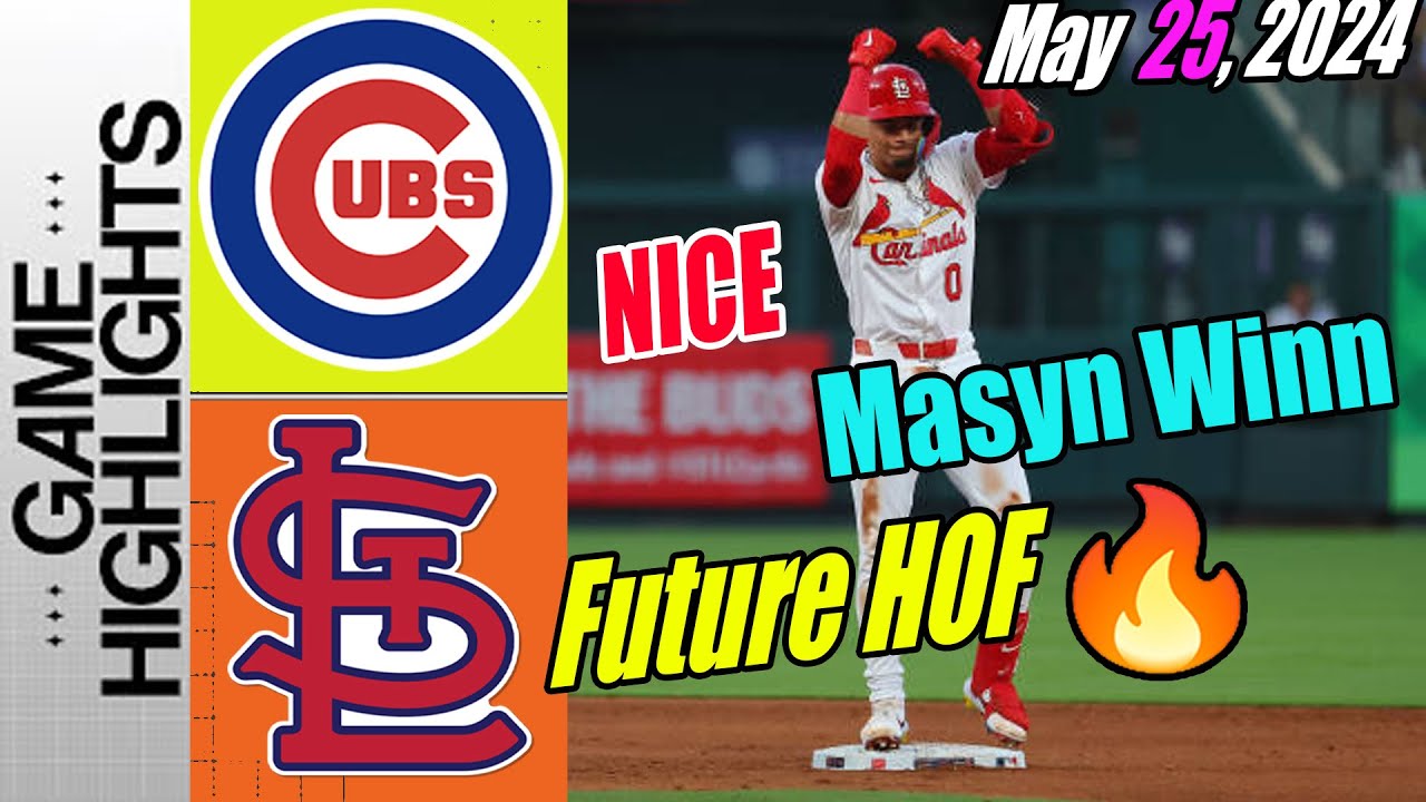 Cardinals vs Cubs [Highlights] 05/25/24 | Masyn Winn showing off for the national audience! 😁