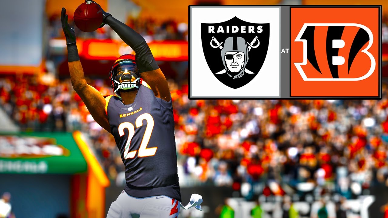 THE CINCINNATI BENGALS VS THE LAS VEGAS RAIDERS WEEK 9 SIMULATION! (MADDEN 25 ROSTERS)