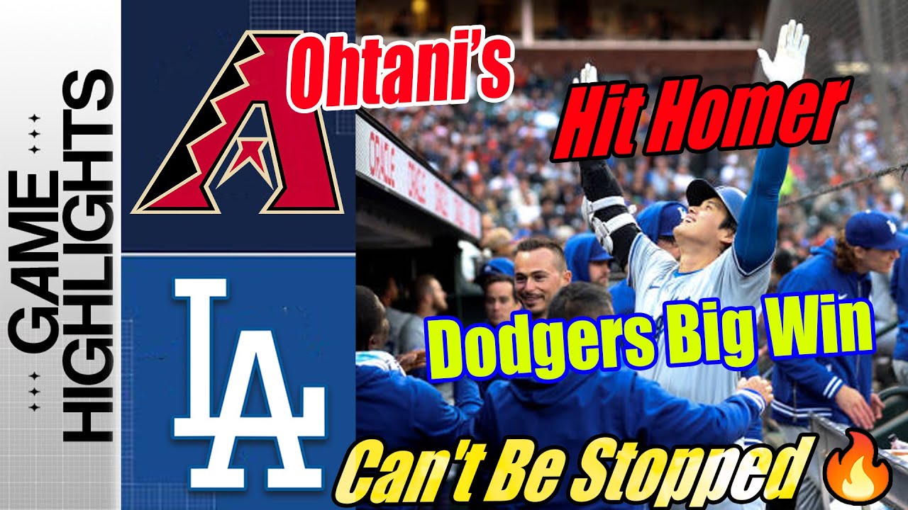 Dodgers vs Diamondbacks (05/23/2024) Game Highlights | Shohei Ohtani's Hits Homers 🔥Dodgers Big Win😱