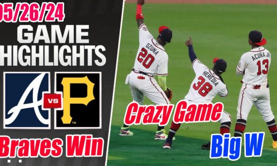 Atlanta Braves vs Pittsburgh Pirates [FULL GAME] | The Braves sweep the Pirates!