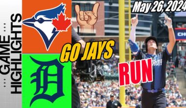 Toronto Blue Jays vs Detroit Tigers [Highlights] May 26, 2024 | Electric start ⚡
