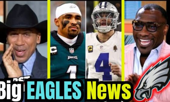News Today Eagles: FIRST TAKE - 'Dak is HUGE threat to Eagles in NFC' - Stephen A.- Cowboys could