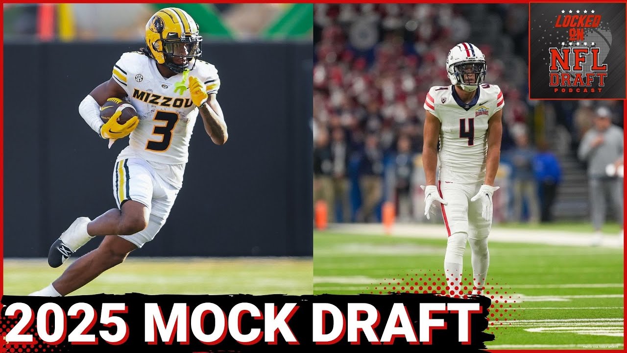 Mock Draft Monday: Carolina Panthers & Tenneessee add receiving help| NFL Draft Podcast