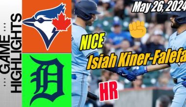 Blue Jays vs Tigers [Highlights] 05/26/24 | IKF's fourth of the season GO Blue Jays