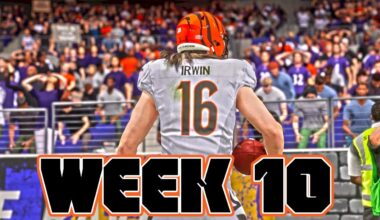 THE CINCINNATI BENGALS VS THE BALTIMORE RAVENS WEEK 10 SIMULATION! (MADDEN 25 ROSTERS)