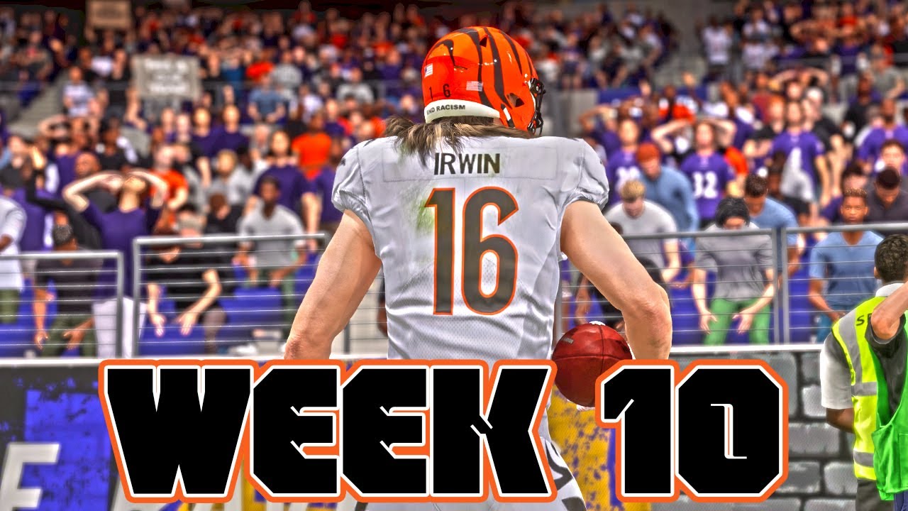 THE CINCINNATI BENGALS VS THE BALTIMORE RAVENS WEEK 10 SIMULATION! (MADDEN 25 ROSTERS)