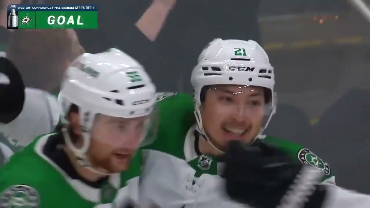 Jason Robertson WCF Game 3 Hat Trick