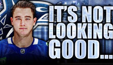 IT'S NOT LOOKING GOOD FOR NIKITA ZADOROV AND THE VANCOUVER CANUCKS…